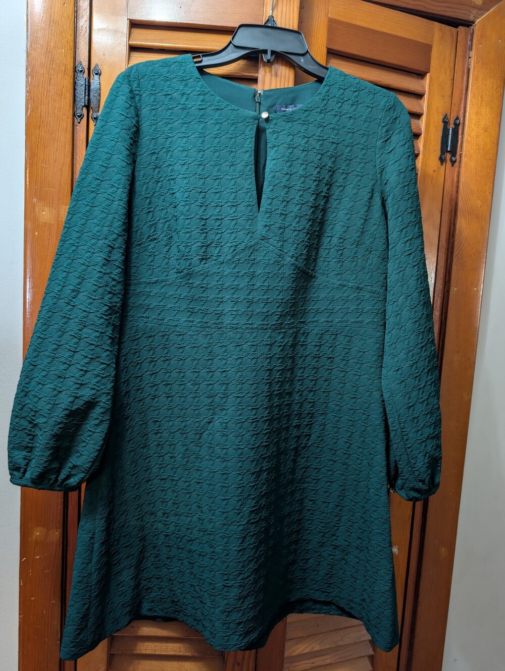 Tommy Hilfiger Petite Embossed Houndstooth Knit Dress 12p